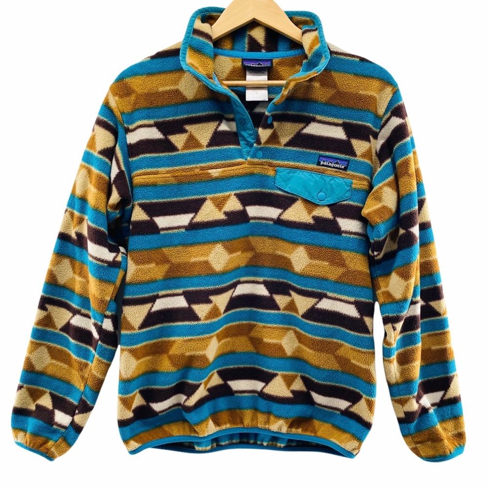 Patagonia Synchilla Snap T Aztec Fleece Pullover